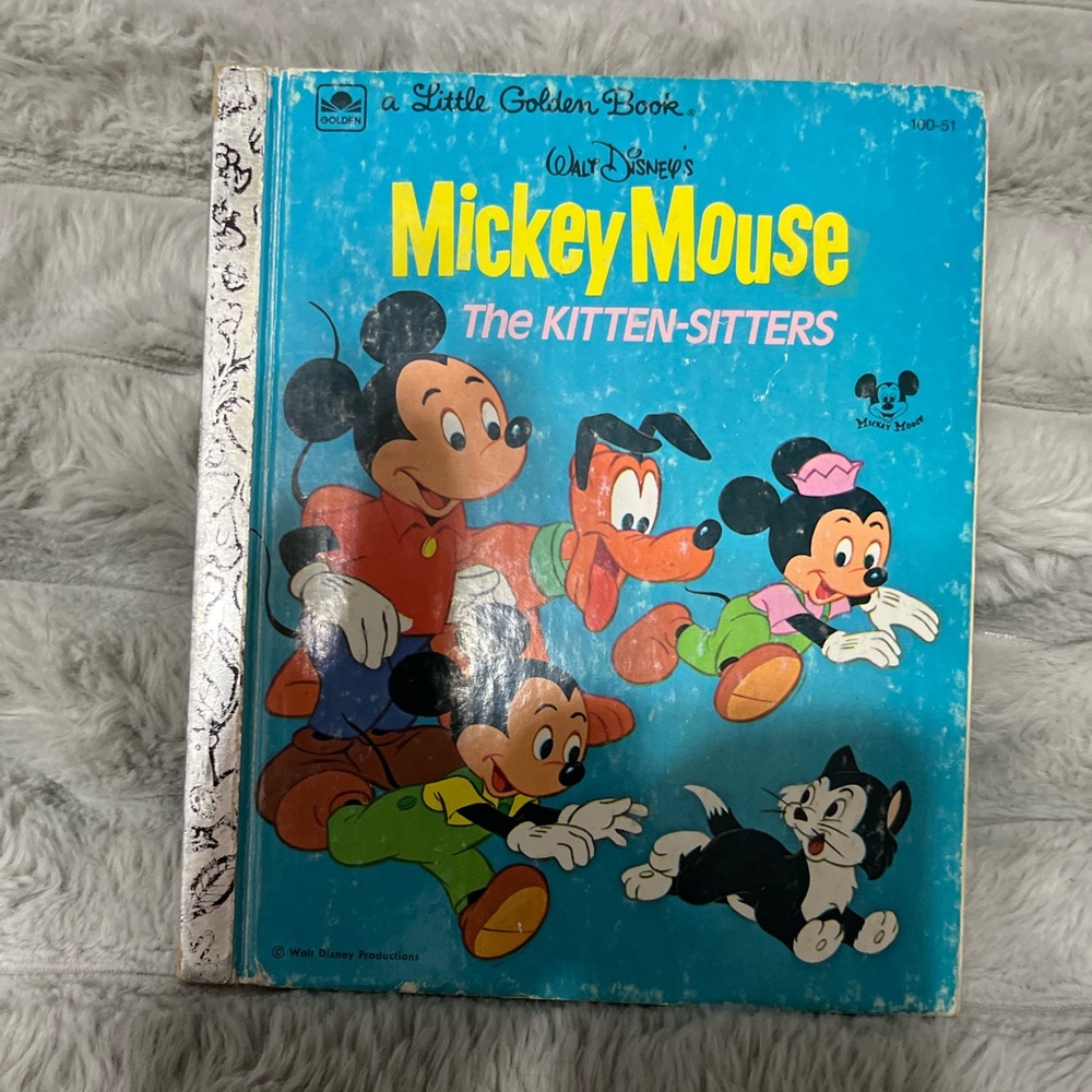 💙 Disney’s Mickey Mouse The Kitten Sitters A Little Golden Book